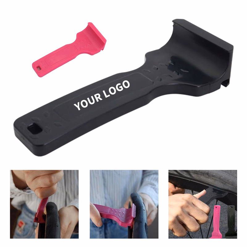 Dual Function Bike Tire Lever Crowbar 4.6" Length X 1.8" Width X 0.9" Height