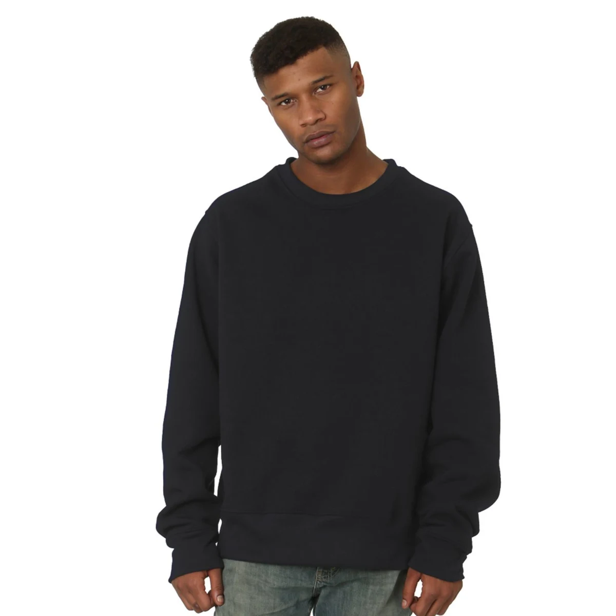 Made in USA 530 GSM 100% Cotton Oversized Crewneck, custom hoodie or sweatshirt with logo imprint 1