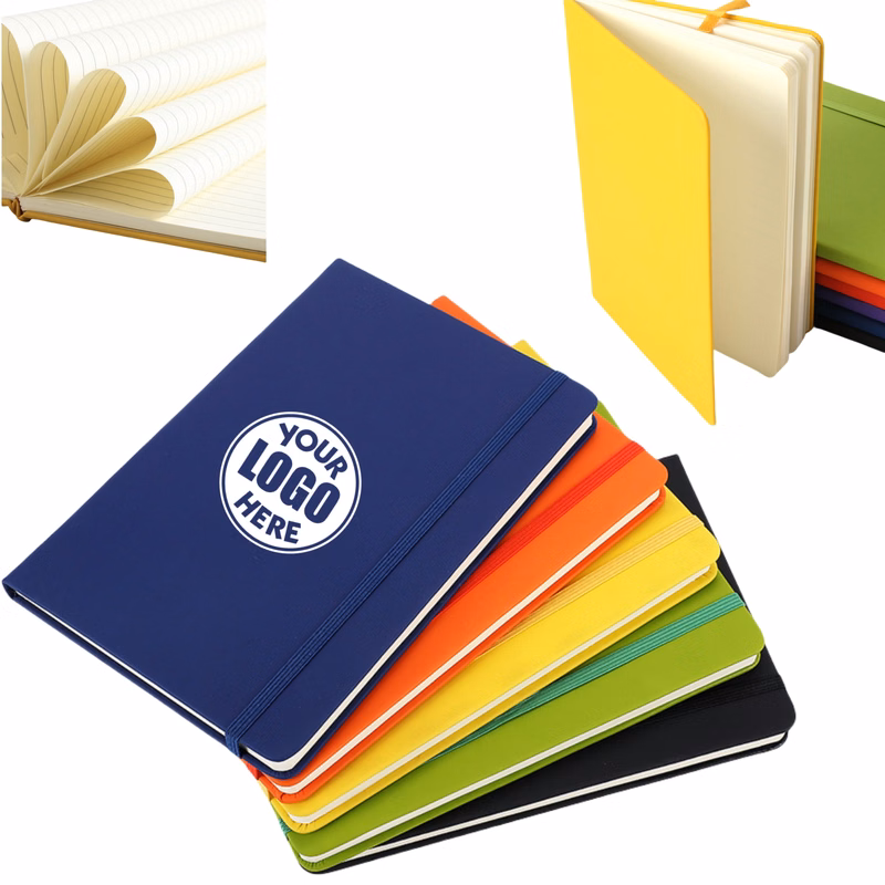 Pu Elastic Band Office Notebook