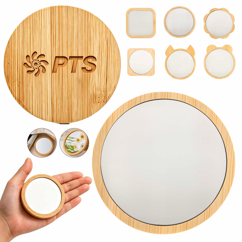 Mini Bamboo Mirror