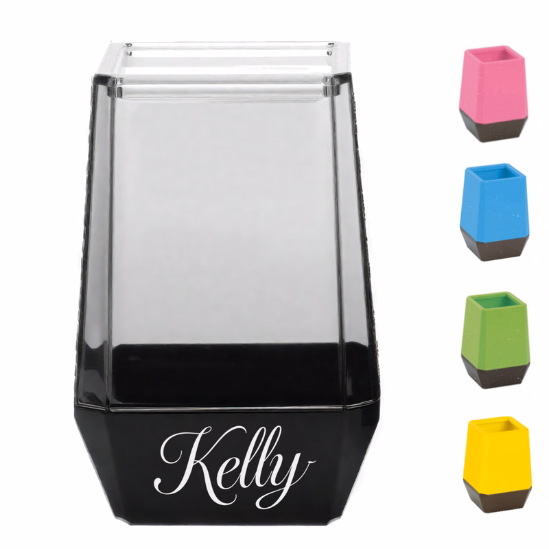 Plastic Office Square Pen Holder