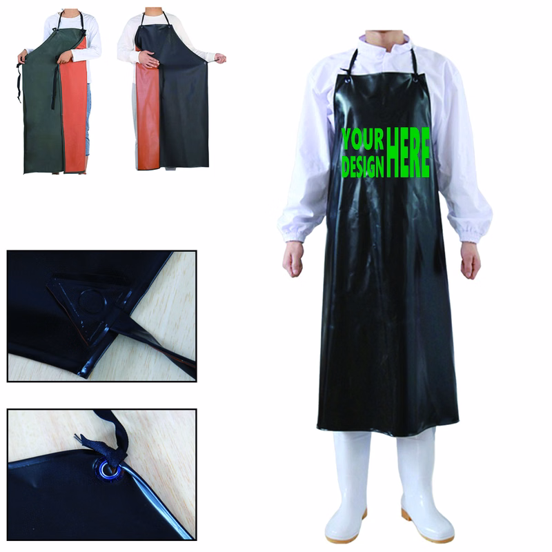 MOQ 50 Waterproof PVC Apron Full Color