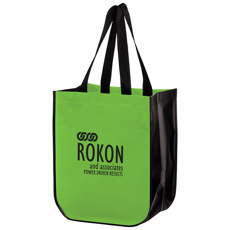 Matte Laminated Tote Bag with Rounded Corners