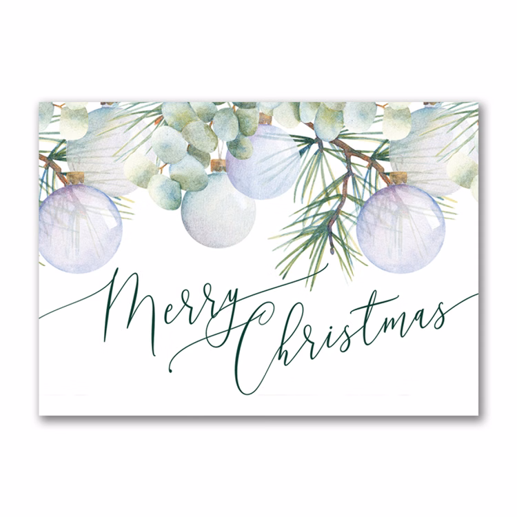 Hunter Watercolor Holiday Card