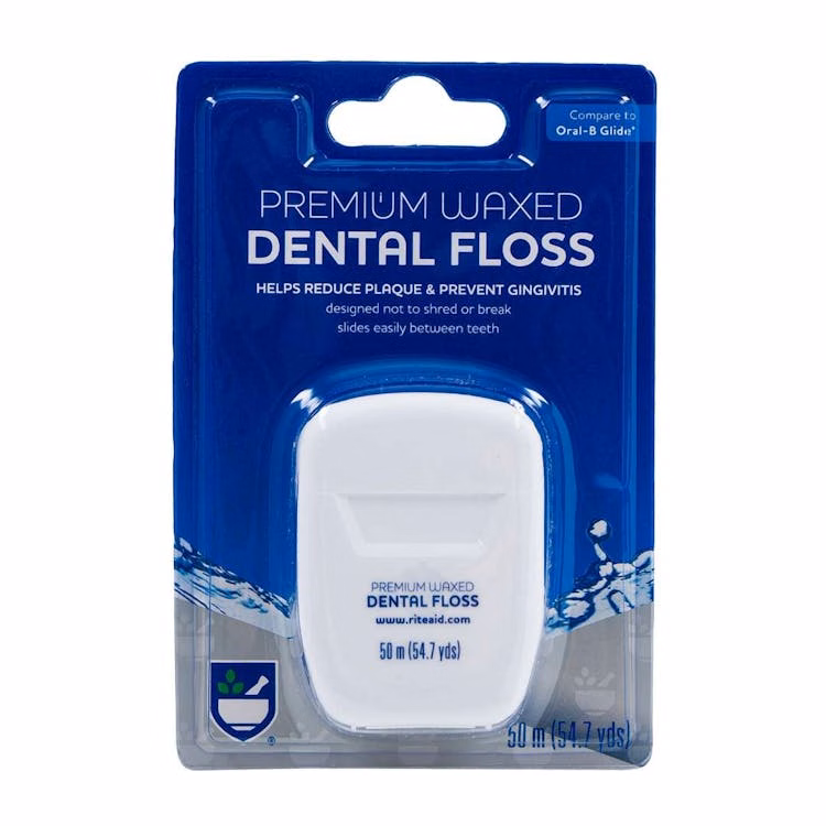 Premium Waxed Dental Floss - 54.7 Yards