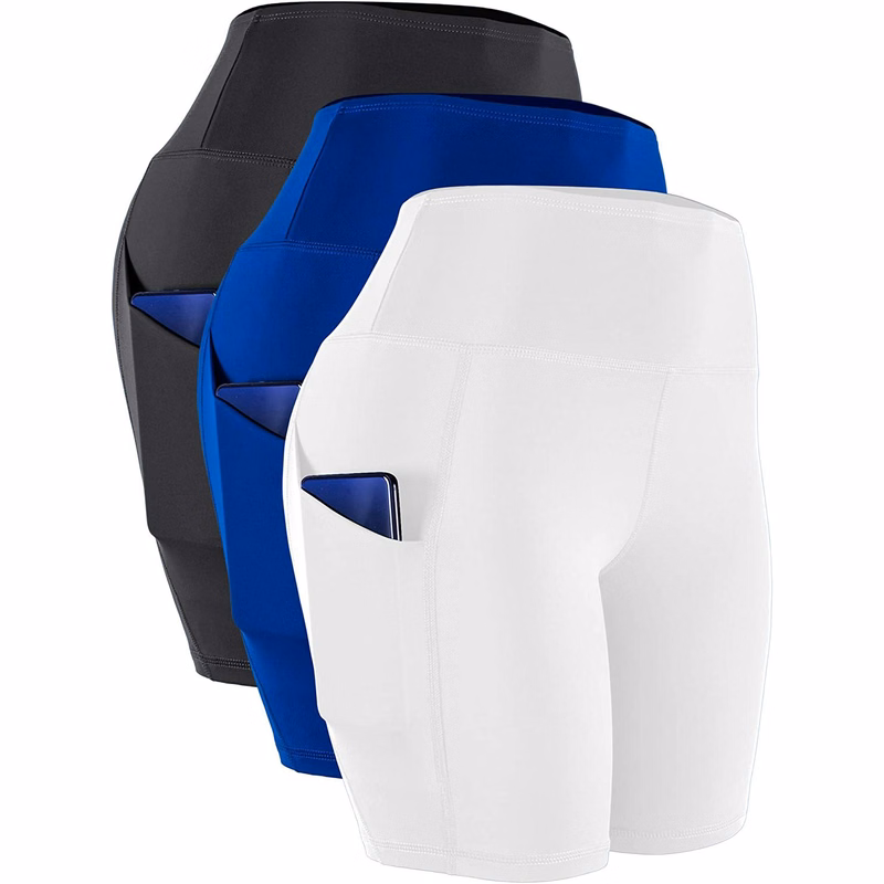 Women's High Waist Spandex Yoga Shorts