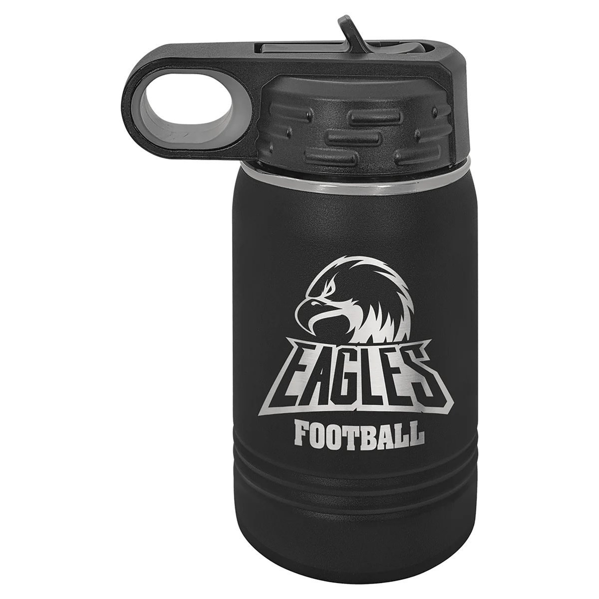 Polar Camel 12 oz. Black Water Bottle 1