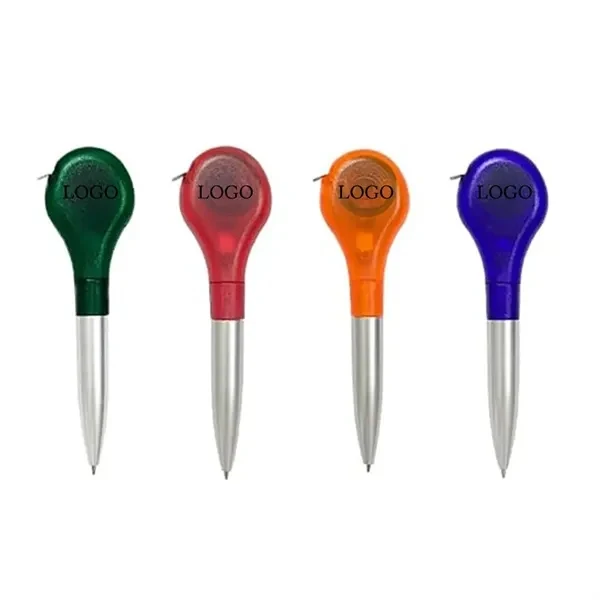 Ballpoint Pen Tape Measure for Office, School and Events, custom pen with logo imprint 1