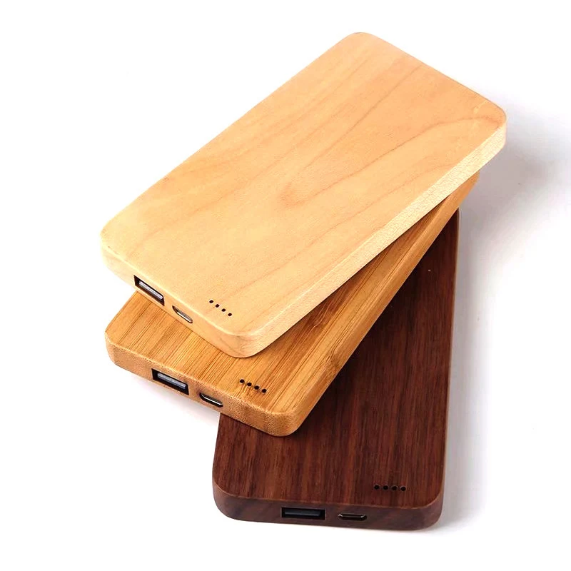 4000 mAh Wood Grain Power Bank 1