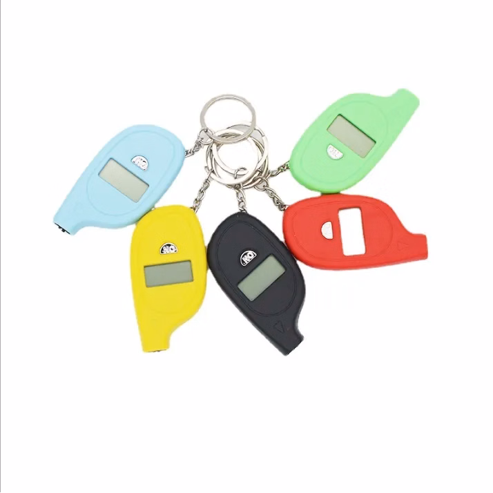 Mini Digital Tire Pressure Gauge With Keychain