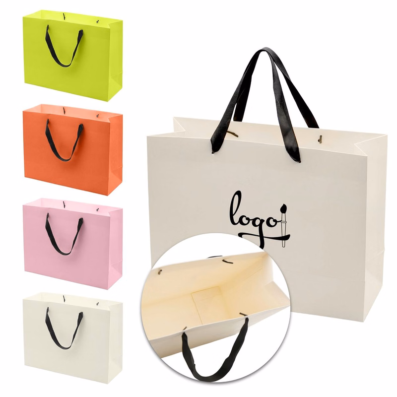 Kraft Paper Apparel Shopping Bag