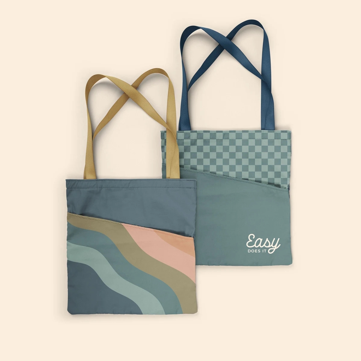 Main Squeeze Peek-A-Boo - 4Cp Nylon, custom tote bag with logo imprint 1
