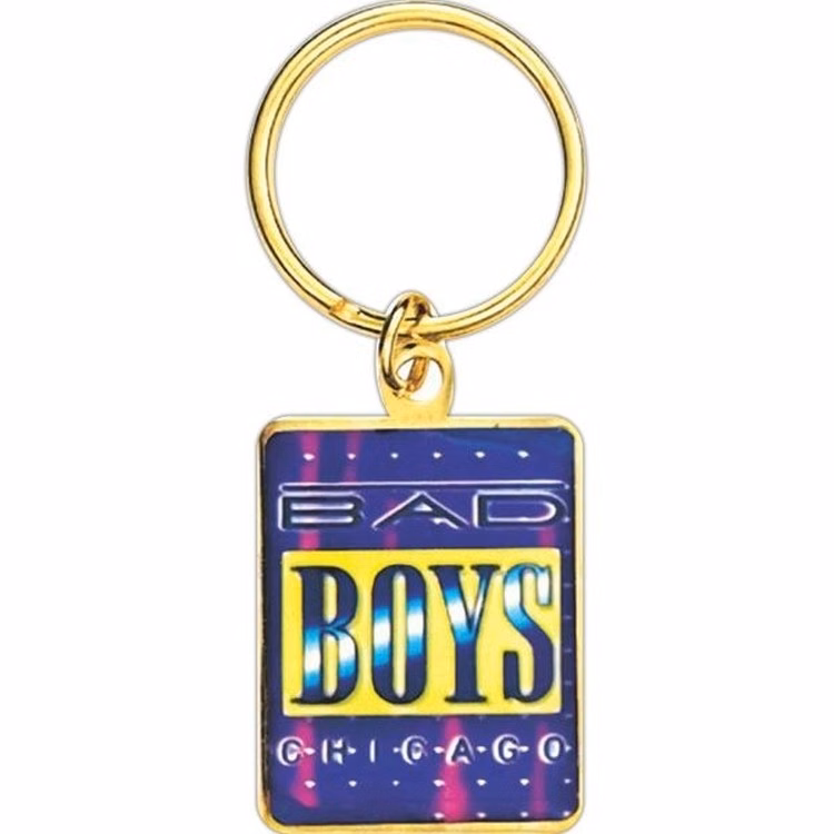 Express 1"x1 3/8 Insert Keychain - 6 Day Production Service