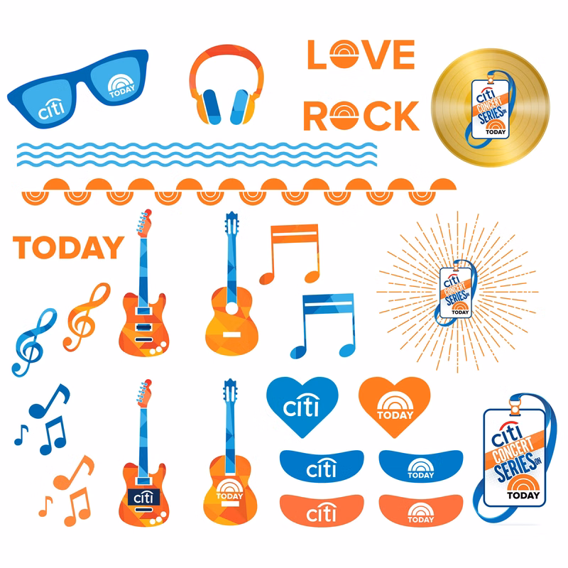 Waterless Peel & Stick Tattoo Custom Assortment Sheet - Die Cut to Shape - Full Color