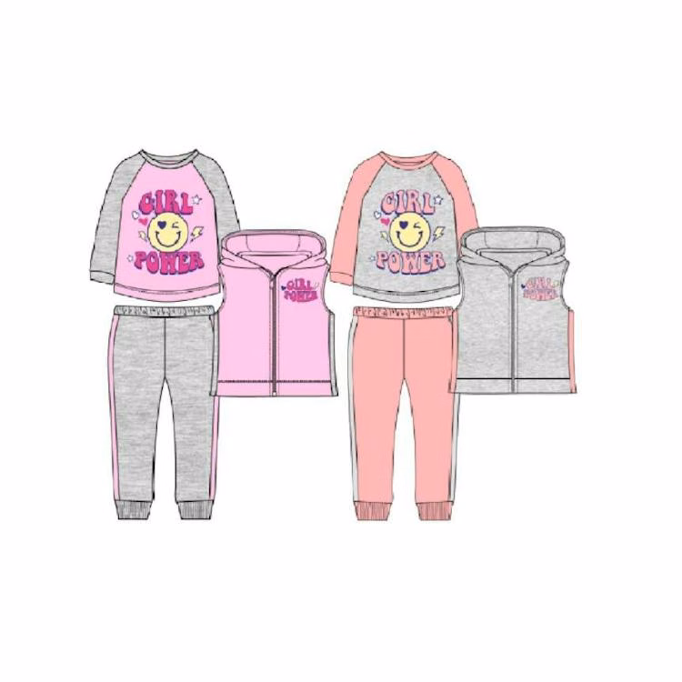 Girls 3pc Fleece Set - Size 12M-24M