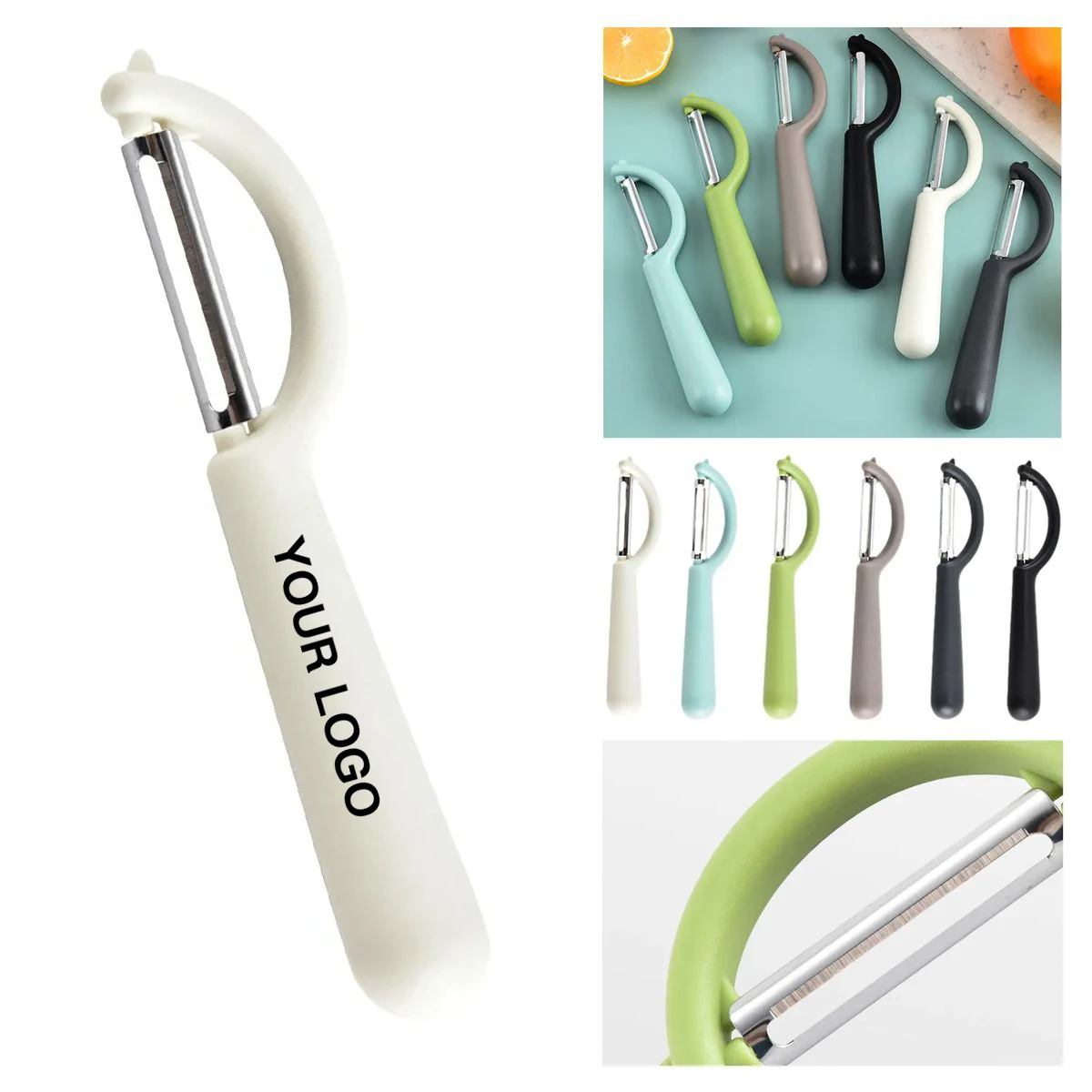 Non Slip Handle Fruit and Vegetable Peeler 1
