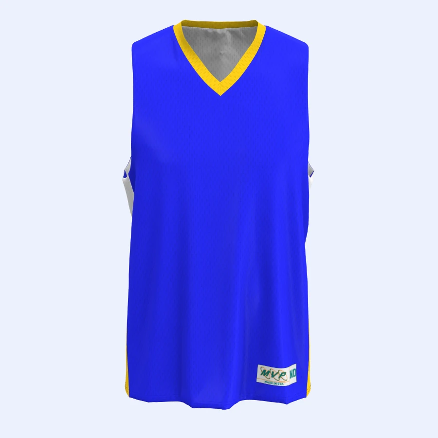 Hoop Reversible jersey, custom athletic wear with logo imprint 1