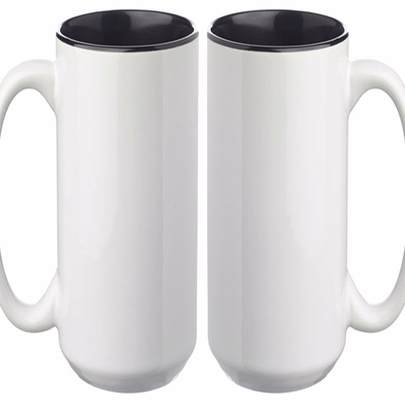 15 oz. Glossy Two-Tone Custom Photo Mug