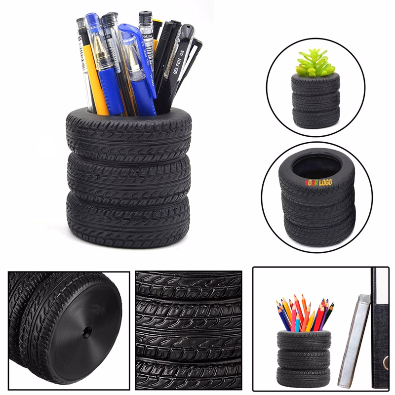 Tire Shaped Pen Holder