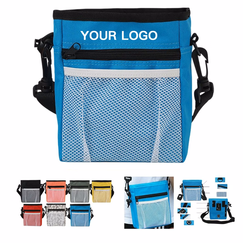 Portable Dog Treat Carrier with Poop Bag Holder