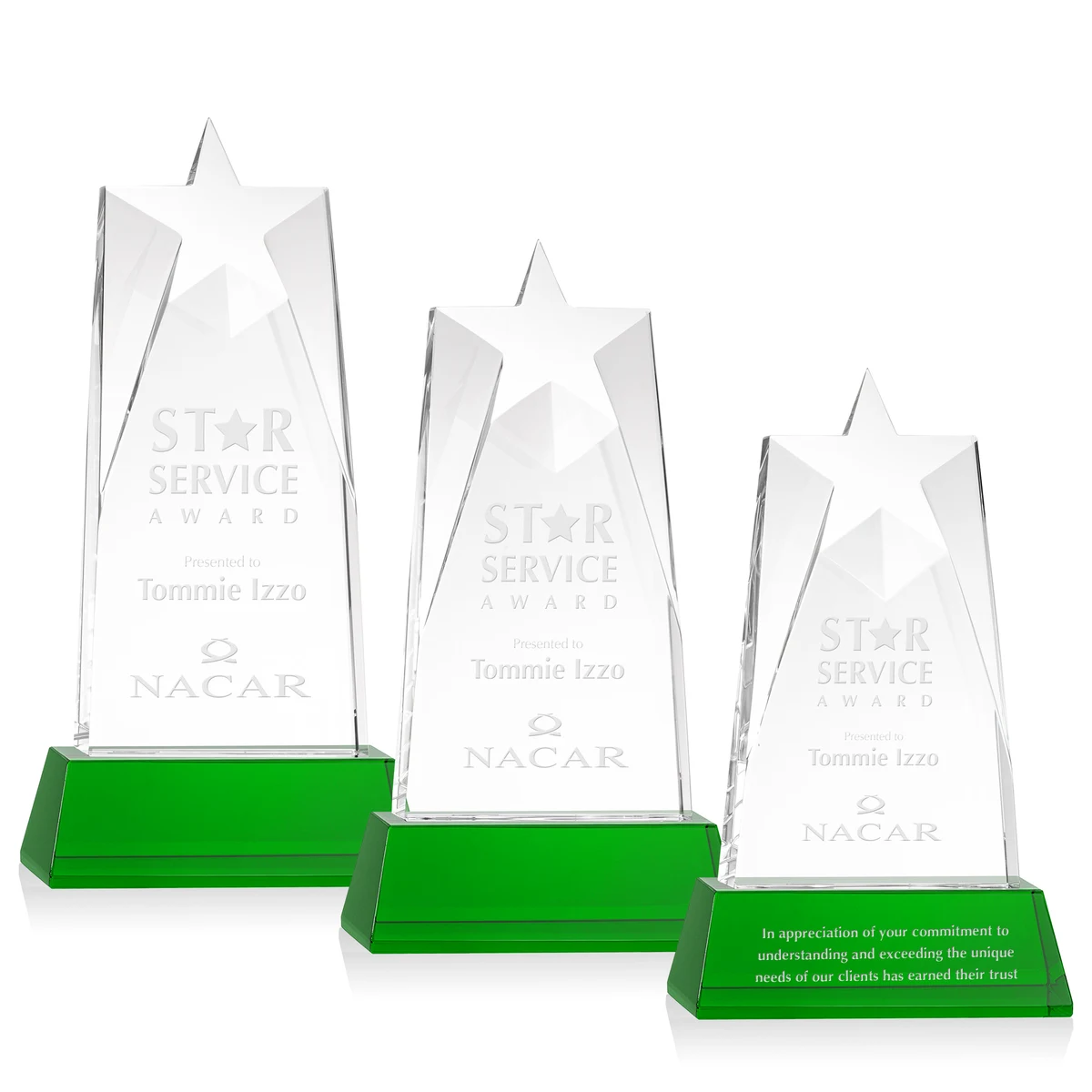 Millington Star on Base - Green 1