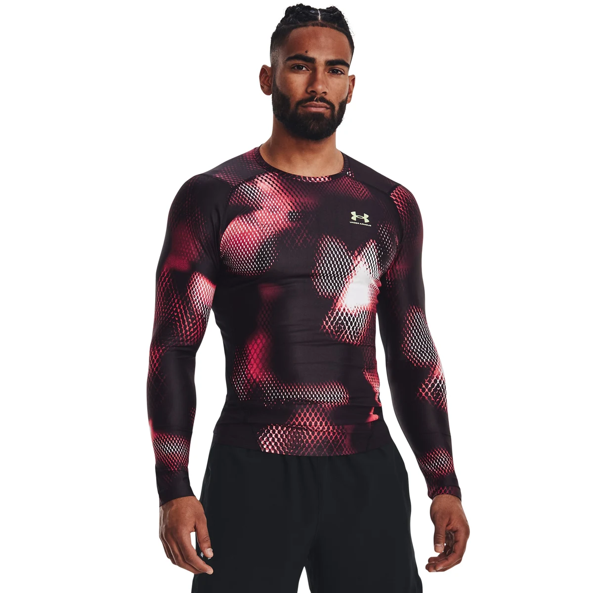 UA Iso-Chill Compression Printed Men's Long Sleeve 1