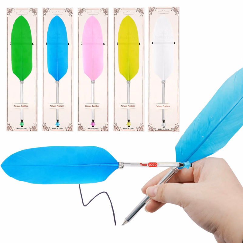 Creative Quill Pen Ballpoint Feather Christmas gift