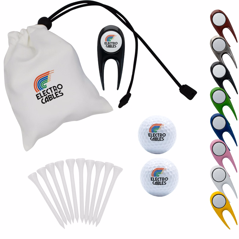 Microfiber Pouch Pack Golf Essentials Gift Set
