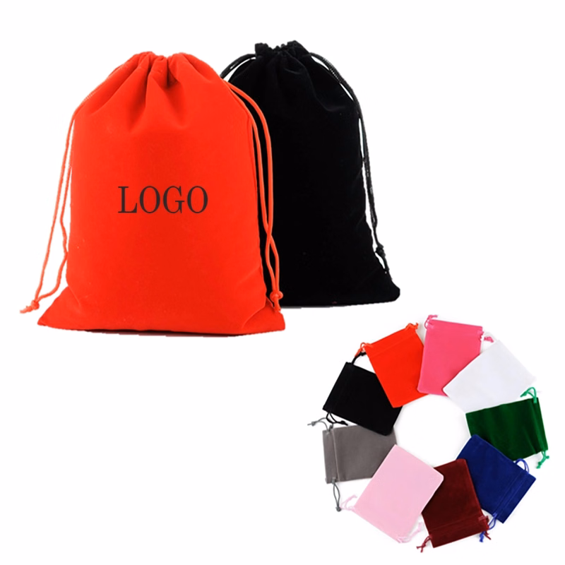 Drawstrings Velvet Bags For Party Favors