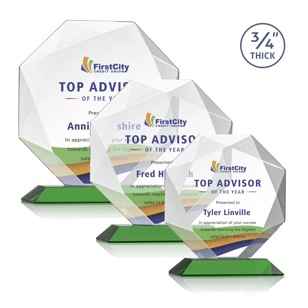 Bradford VividPrint™ Award - Green 1