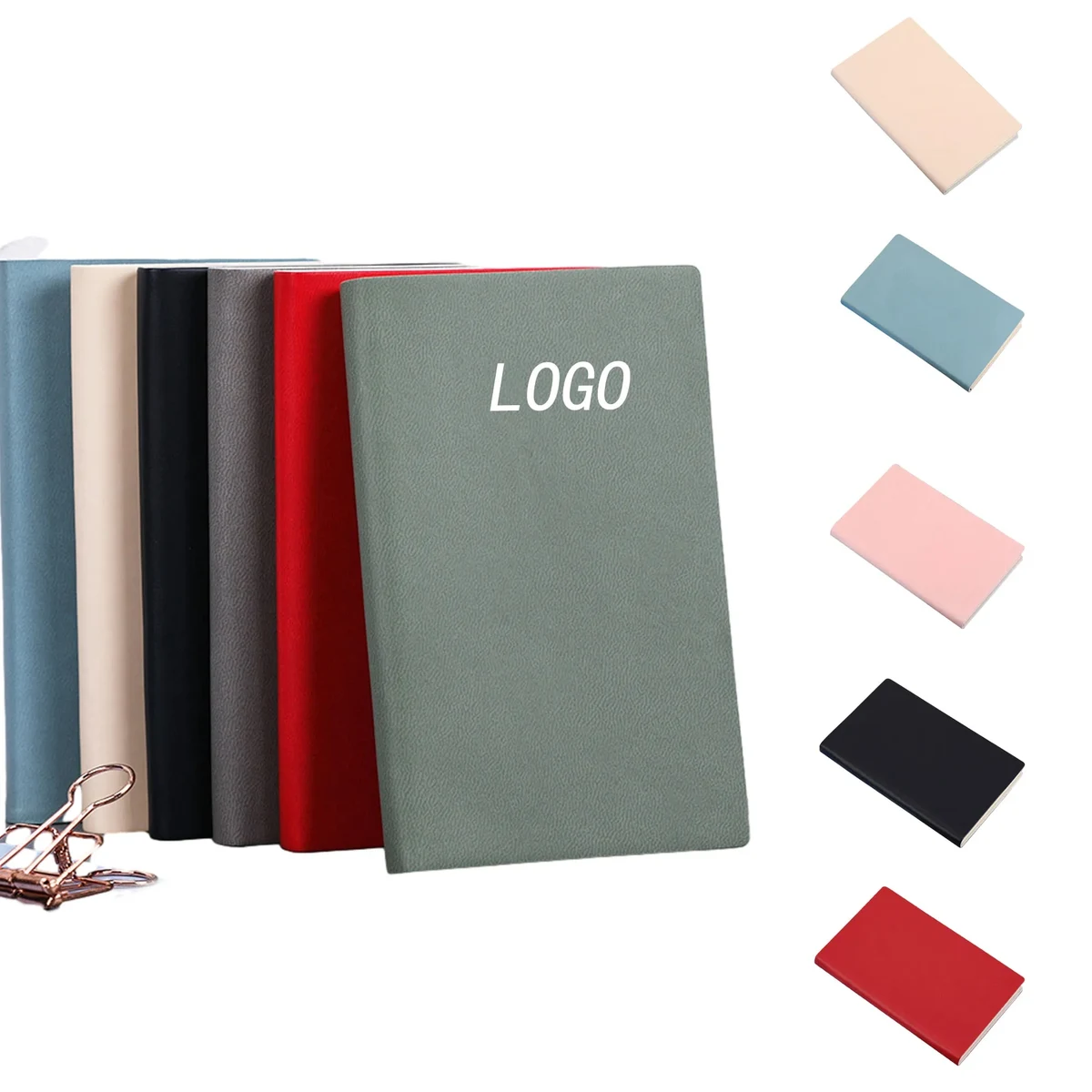 Small Notepad With Soft Leather Pocket 1