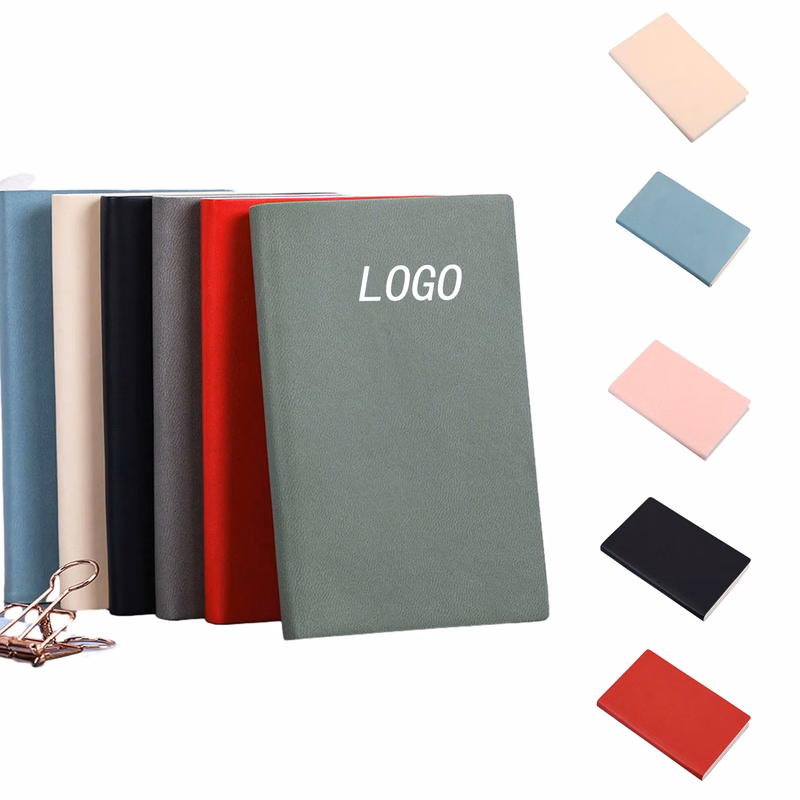 Small Notepad With Soft Leather Pocket