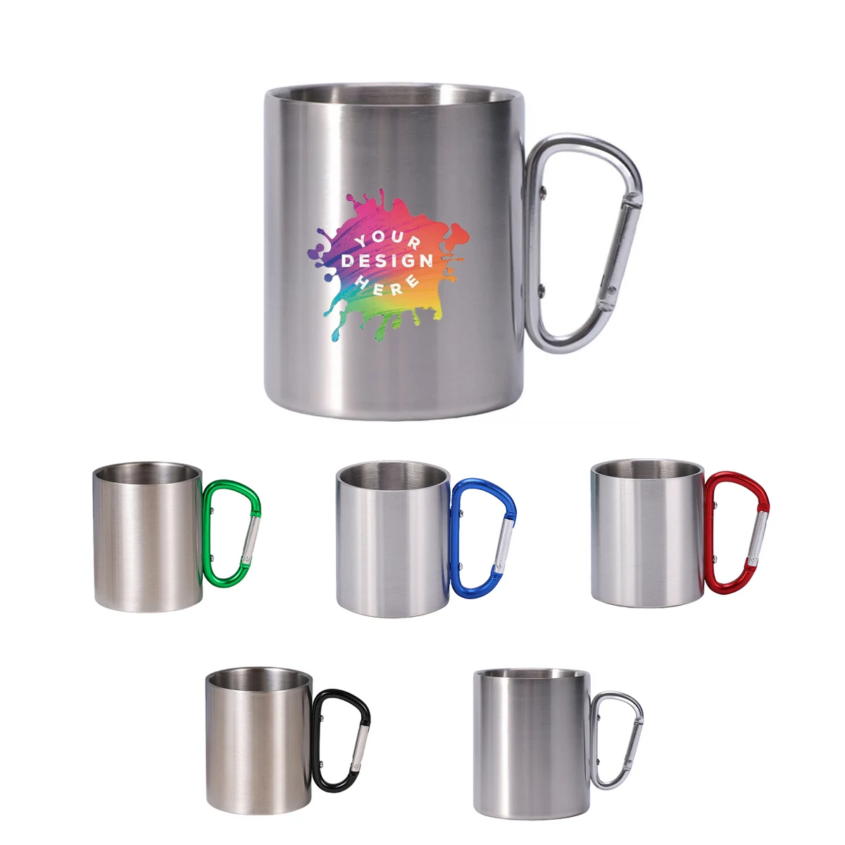 Custom Logo 304 Stainless Steel Camping Mug 1
