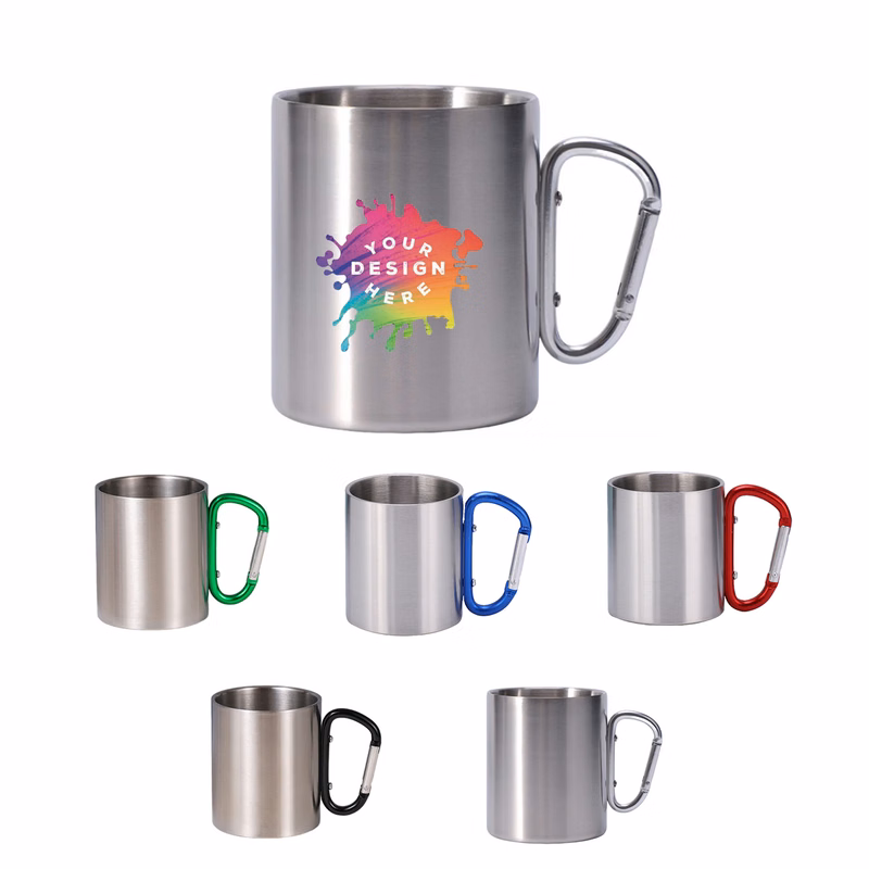 Custom Logo 304 Stainless Steel Camping Mug