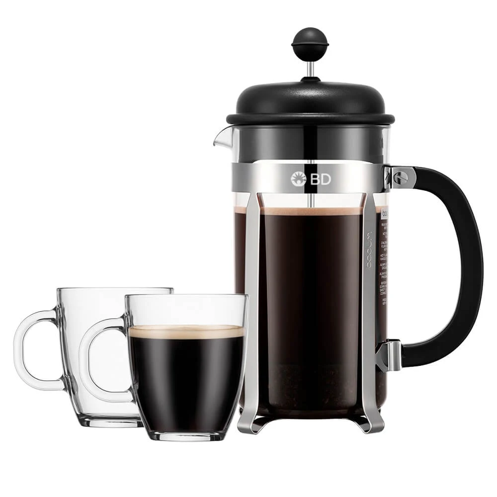 Bodum Caffettiera Set 34oz French Press for Two 1