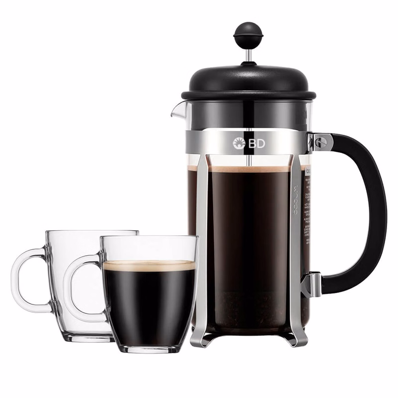 Bodum Caffettiera Set 34oz French Press for Two