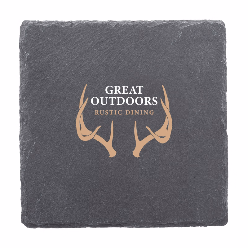 Square Slate Coaster (Full Color Imprint)