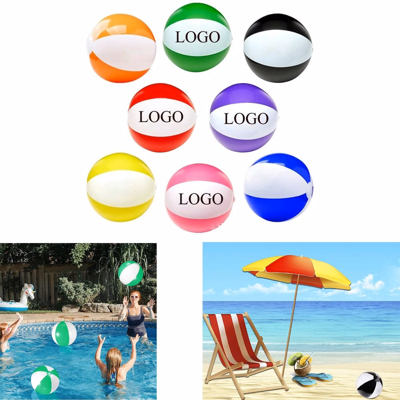 12 inch Summer Inflatable Two-Tone Beach Ball