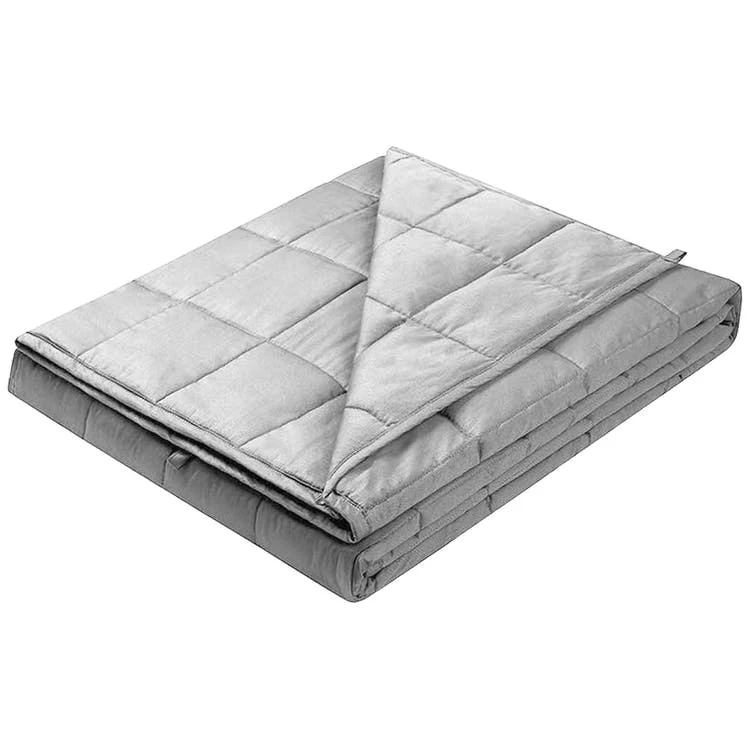 Weighted Blanket - Gray 10 lbs. 48'' x 72'' 1