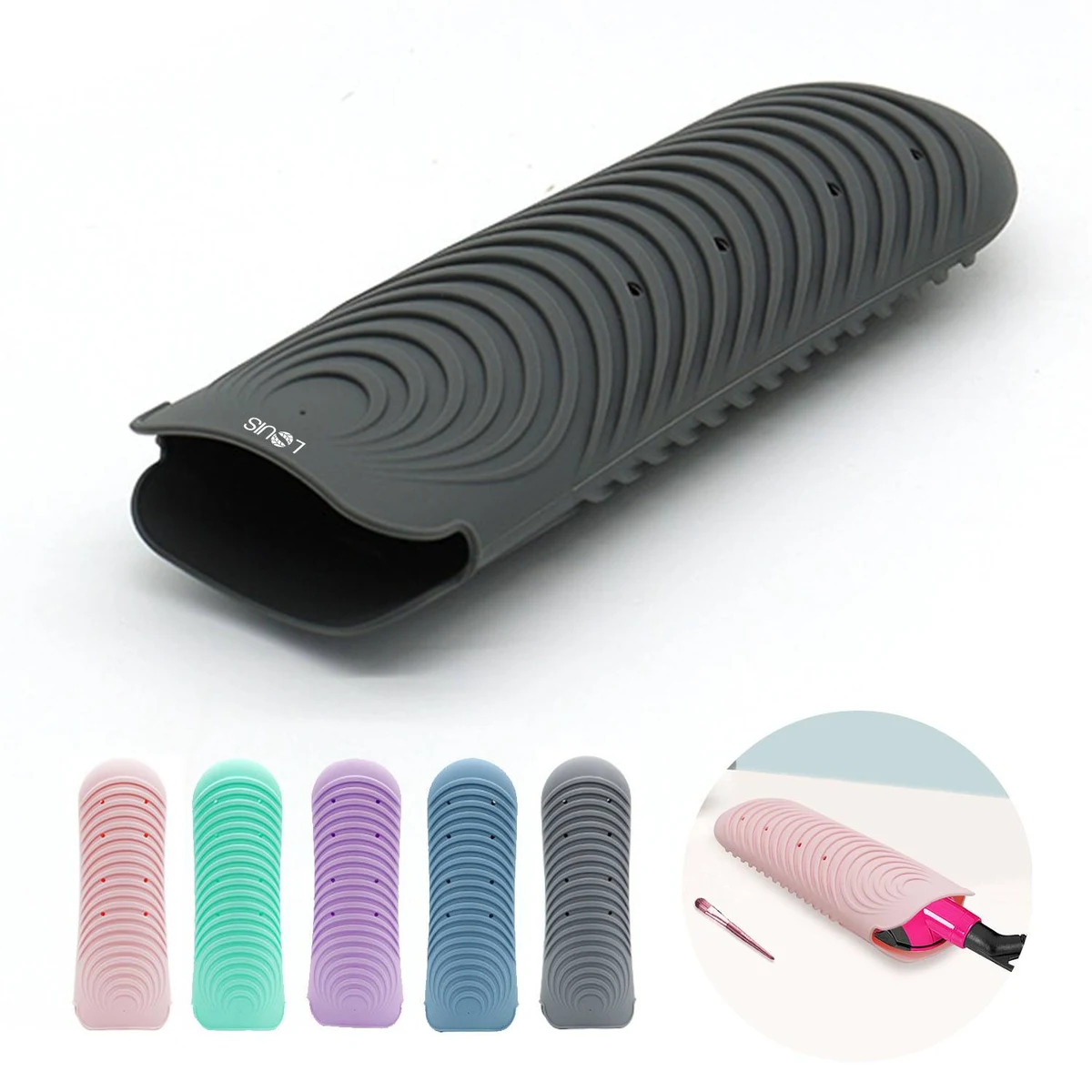 Silicone Straightener Heat Protection Sleeve 1