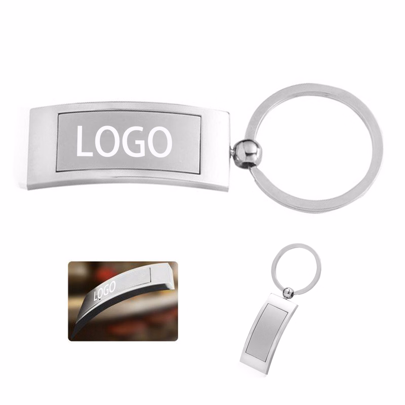 Arched Metal Keychains MOQ 100PCS