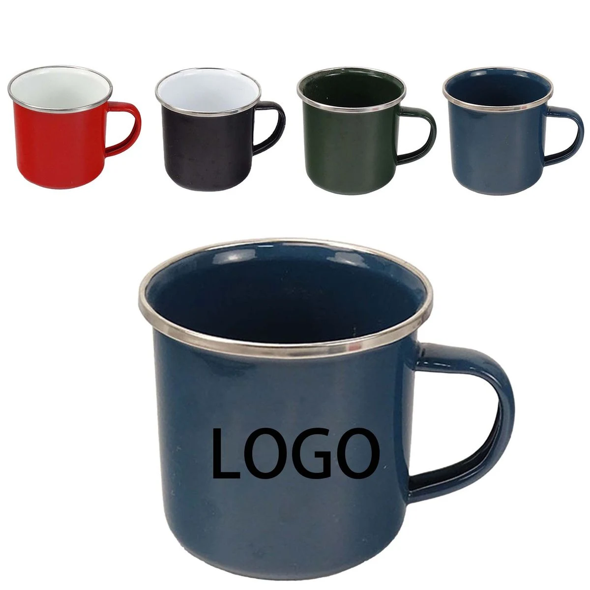 12oz Enamel Camp Mug For Outdoor Use 1
