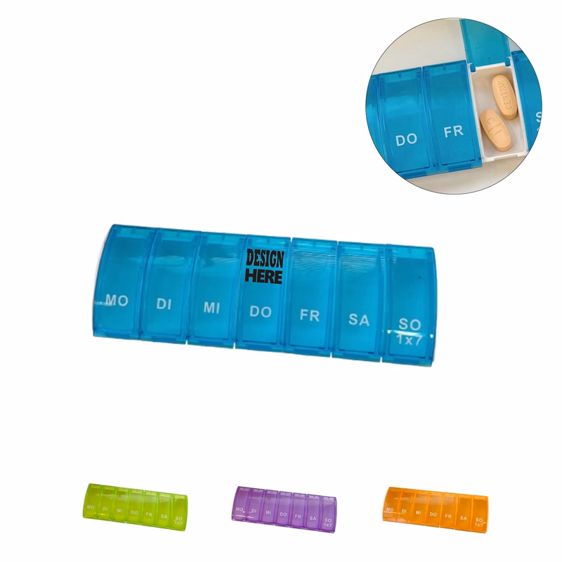 Clear View 7 Day Pill Case Reminder