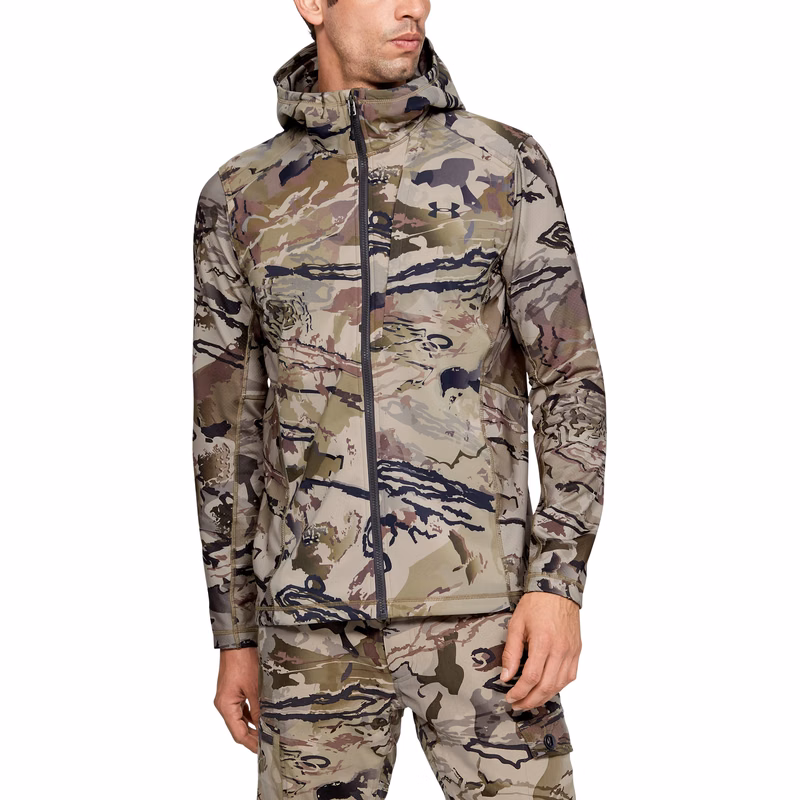 Men's ColdGear Reactor Base Hybrid Full Zip Hoodie