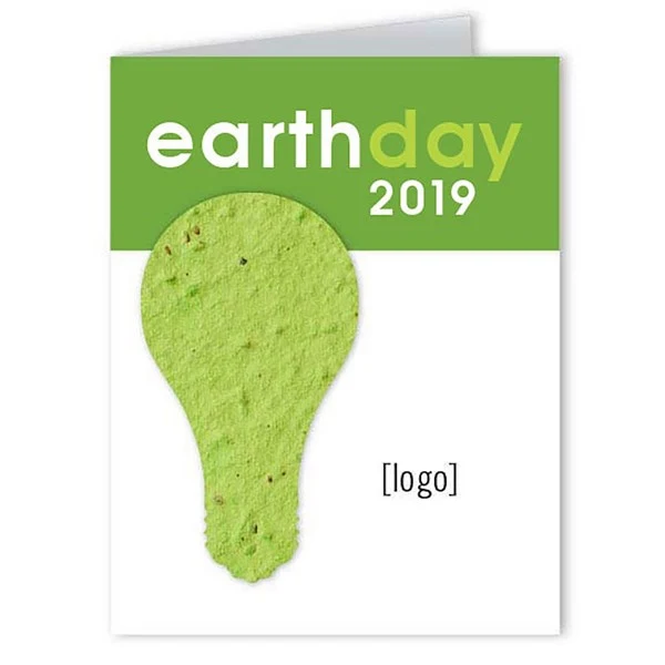Seed Paper Shape Folding Card 1