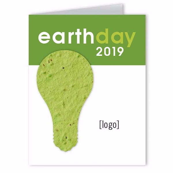 Seed Paper Shape Folding Card