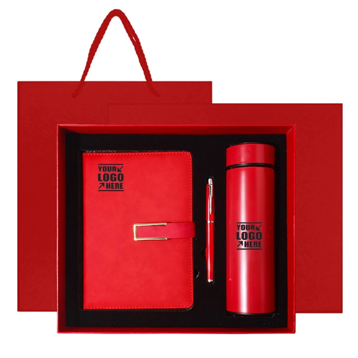 Gifts Set With Water Bottle Notebooks Pen 1