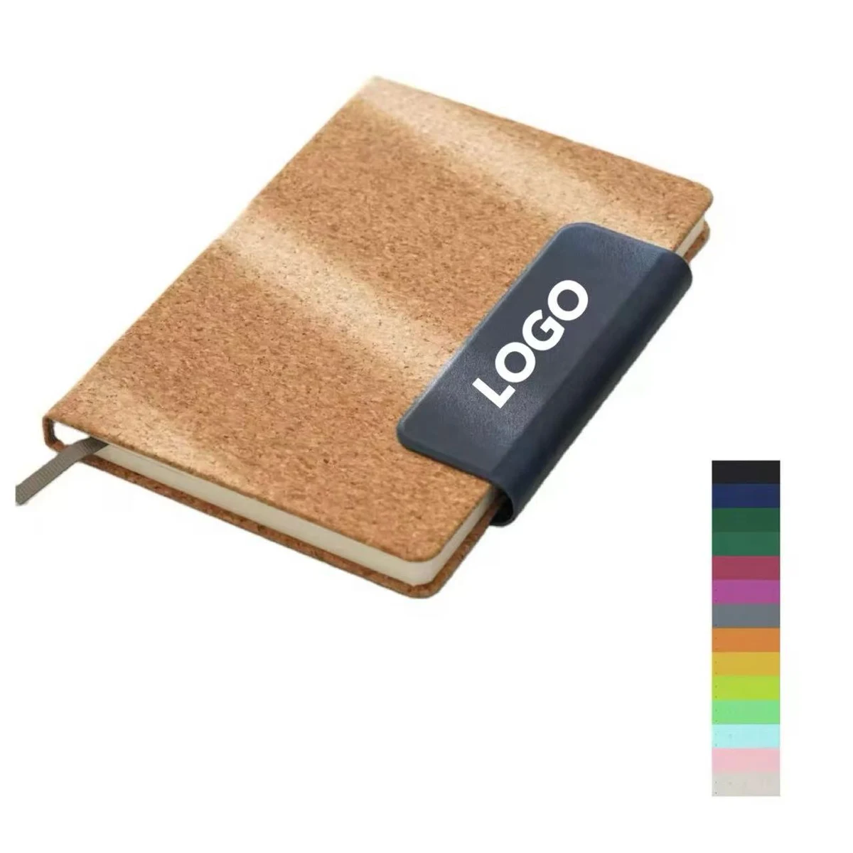 MOQ 10 pcs Bamboo Journal with Magnet Pen Pocket 1
