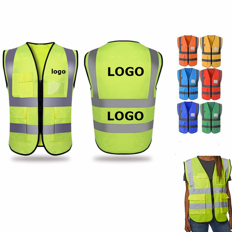 Adult Safety Vest With Reflective Strips