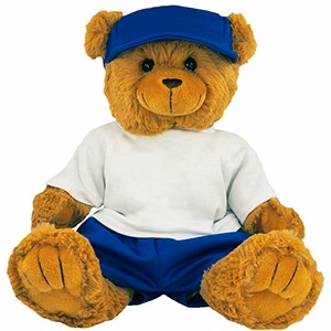 12" Baseball Bear